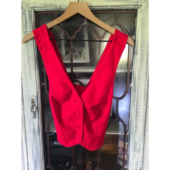 NWT Mare Mare x Anthropologie Cross-Back Vest - Medium - Picture 6 of 6